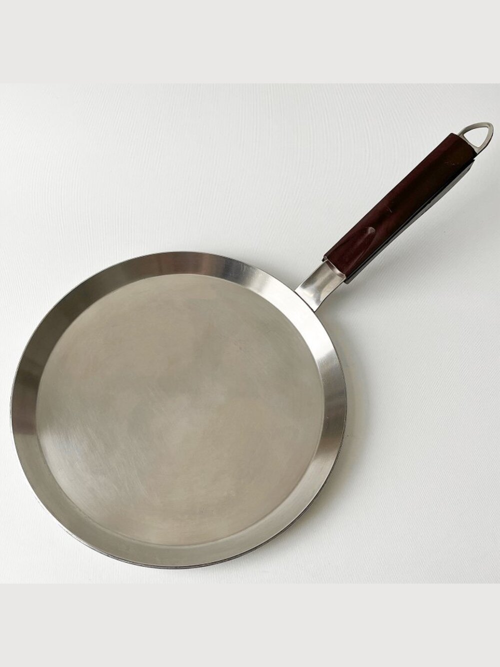 Vintage Lagostina Thermoclad Tri-ply 18/10 Stainless Steel Crepe Fry Pan 9.5"